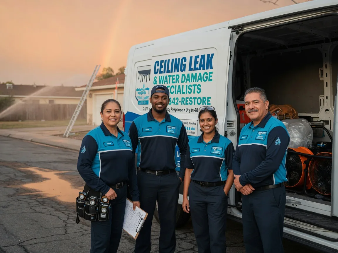 Ceiling Leak Cleanup company in Evansville, MN